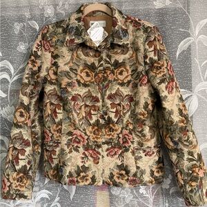 Lana Lee Vintage Floral Tapestry Blazer